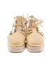 Ulla Johnson Gold Wedges Size EU 38 1/2 - photo 2