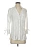 Zara Basic White 3/4 Sleeve Button-Down Shirt Size S - photo 1