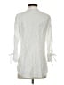 Zara Basic White 3/4 Sleeve Button-Down Shirt Size S - photo 2