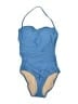 J.Crew Color Block Blue One Piece Swimsuit Size 6 - photo 1