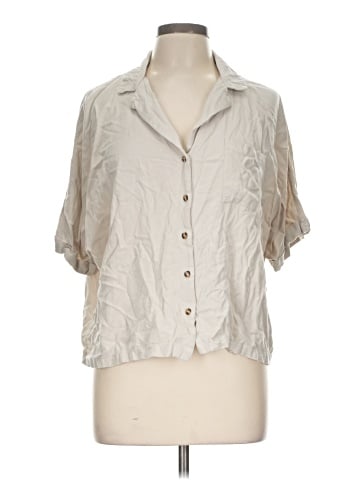 Rose + Olive Short Sleeve Blouse (view 1)