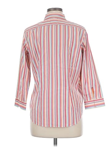 Lauren by Ralph Lauren 3/4 Sleeve Button-Down Shirt (view 2)
