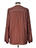 Max Studio 100% Polyester Red Long Sleeve Blouse Size L - photo 2