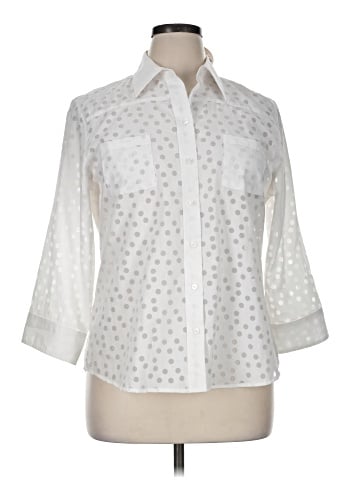 Foxcroft 3/4 Sleeve Blouse (view 1)