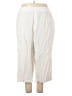 Catherines Ivory Linen Pants Size 6X - photo 1