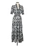 Max Studio Print Gray Casual Dress Size M (estimated) - photo 1