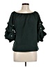 CeCe Green 3/4 Sleeve Blouse Size L - photo 1