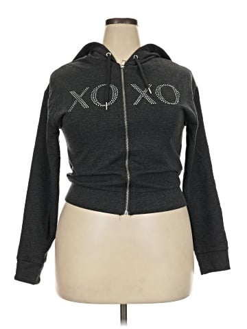 XOXO Zip Up Hoodie (view 1)