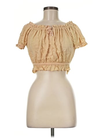 Don't Ask Why Short Sleeve Blouse (view 1)