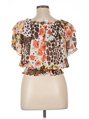 Allison Taylor Short Sleeve Blouse (view 2)