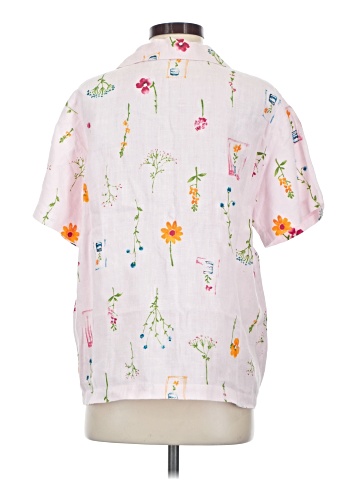 Hot Cotton by Marc Ware Short Sleeve Blouse (view 2)