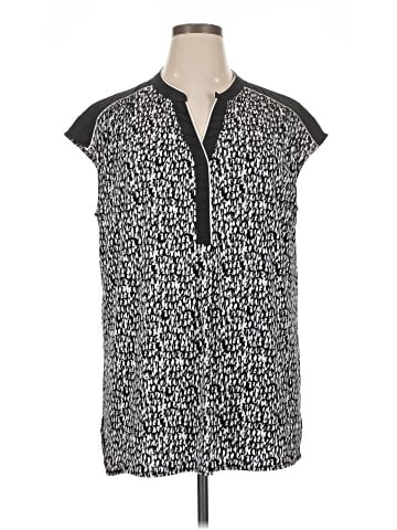 Worthington Short Sleeve Blouse (view 1)