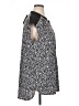 Worthington Animal Print Black Short Sleeve Blouse Size 1X - photo 4
