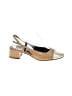 Tory Burch Color Block Tan Heels Size 9 - photo 1