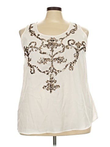 Lane Bryant Sleeveless T-Shirt (view 1)