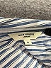 Max Studio Stripes Blue Short Sleeve Blouse Size M - photo 7