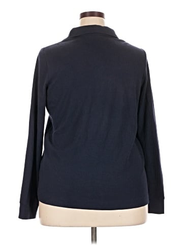 Caslon Long Sleeve Polo (view 2)