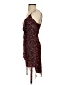 BCBGeneration Paisley Burgundy Cocktail Dress Size 2 - photo 5