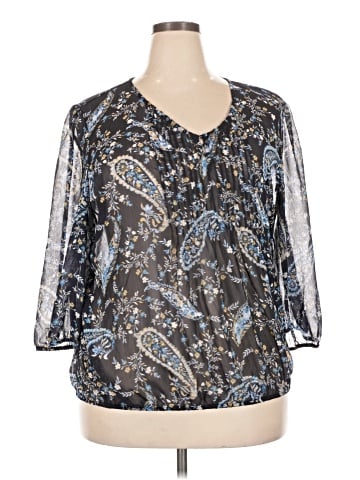 St. John's Bay 3/4 Sleeve Blouse (view 1)