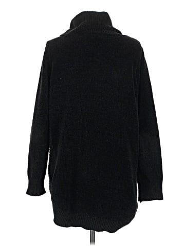 August Silk Turtleneck Sweater (view 2)