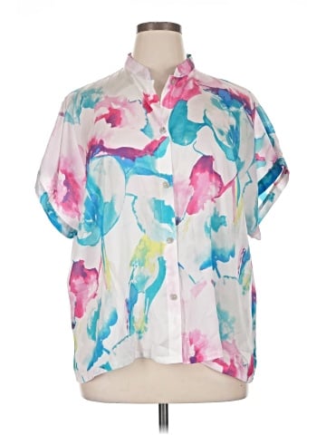 Natori Short Sleeve Blouse (view 1)