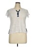 Unbranded Ivory Short Sleeve Top Size XL - photo 1