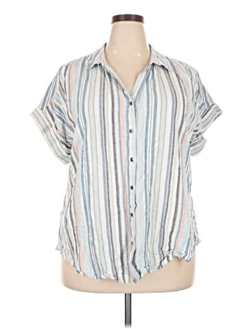 Caslon Short Sleeve Blouse (view 1)