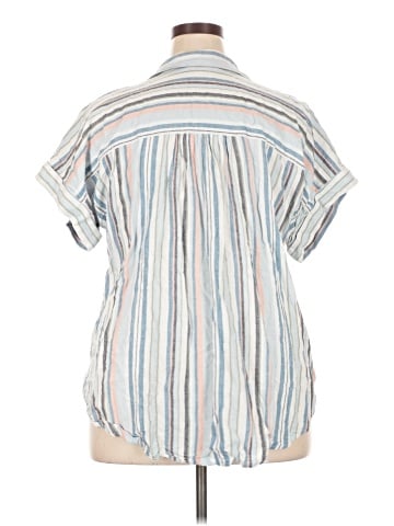 Caslon Short Sleeve Blouse (view 2)