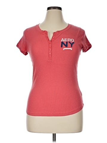 Aeropostale Short Sleeve Henley (view 1)
