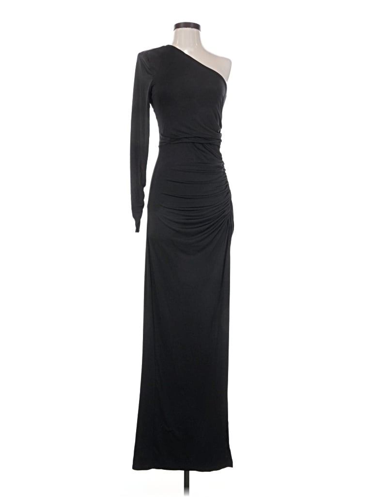 Pre-owned Michael Costello X Revolve Cocktail Dress In Black