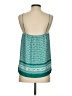 Ann Taylor LOFT 100% Polyester Teal Sleeveless Blouse Size S - photo 2