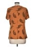 Cato Orange Short Sleeve Blouse Size M - photo 2