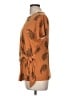 Cato Orange Short Sleeve Blouse Size M - photo 5