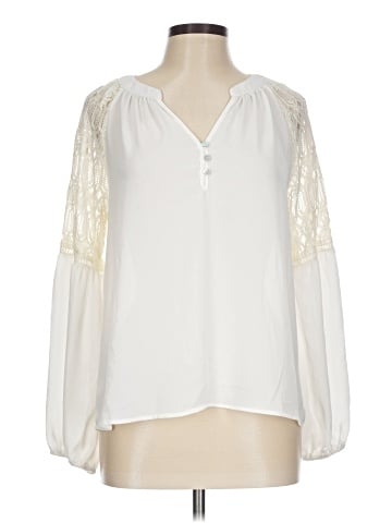 Blue Rain Long Sleeve Blouse (view 1)
