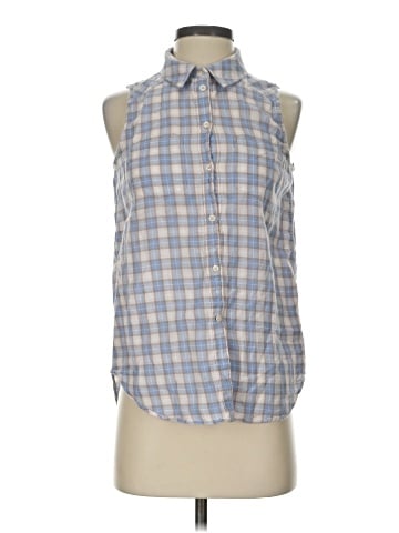 Paige Sleeveless Button-Down Shirt (view 1)