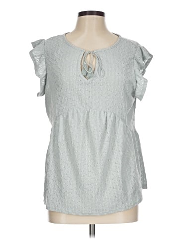 Steve Madden Short Sleeve Blouse (view 1)