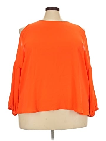 ELOQUII 3/4 Sleeve Top (view 1)