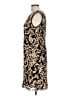 Connected Apparel 100% Polyester Paisley Gold Cocktail Dress Size 10 - photo 5