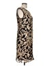 Connected Apparel 100% Polyester Paisley Gold Cocktail Dress Size 10 - photo 4