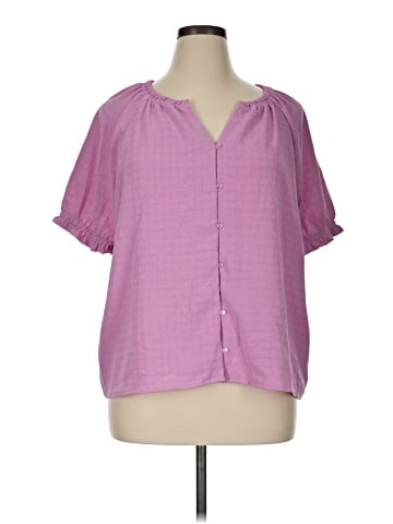 Nine West Short Sleeve Blouse (view 1)