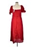 Francesca's 100% Polyester Red Cocktail Dress Size XL - photo 2
