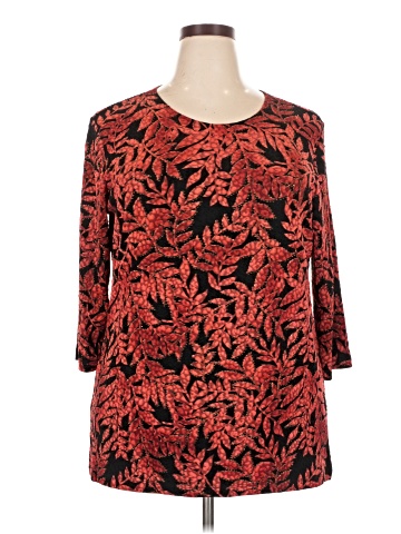 JM Collection 3/4 Sleeve Blouse (view 1)
