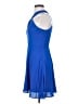 Express 100% Polyester Solid Blue Cocktail Dress Size 2 - photo 5