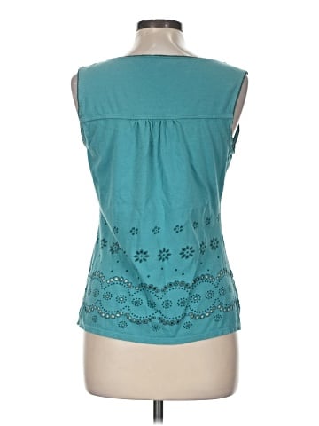 Little Yellow Button Sleeveless Top (view 2)