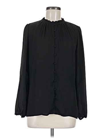 Ann Taylor Long Sleeve Polo (view 1)