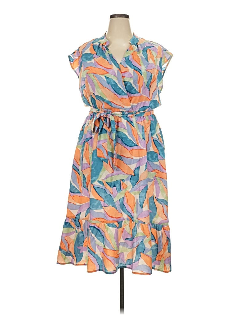 Pre-owned Emma & Michele Casual Dress In Orange