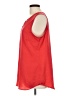 CAbi 100% Polyester Red Sleeveless Blouse Size L - photo 5