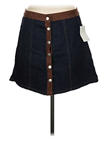 Indigo Rein Denim Skirt (view 1)