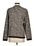 Anne Klein Checkered-gingham Brown Cardigan Size M - photo 2