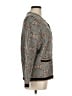 Anne Klein Checkered-gingham Brown Cardigan Size M - photo 4